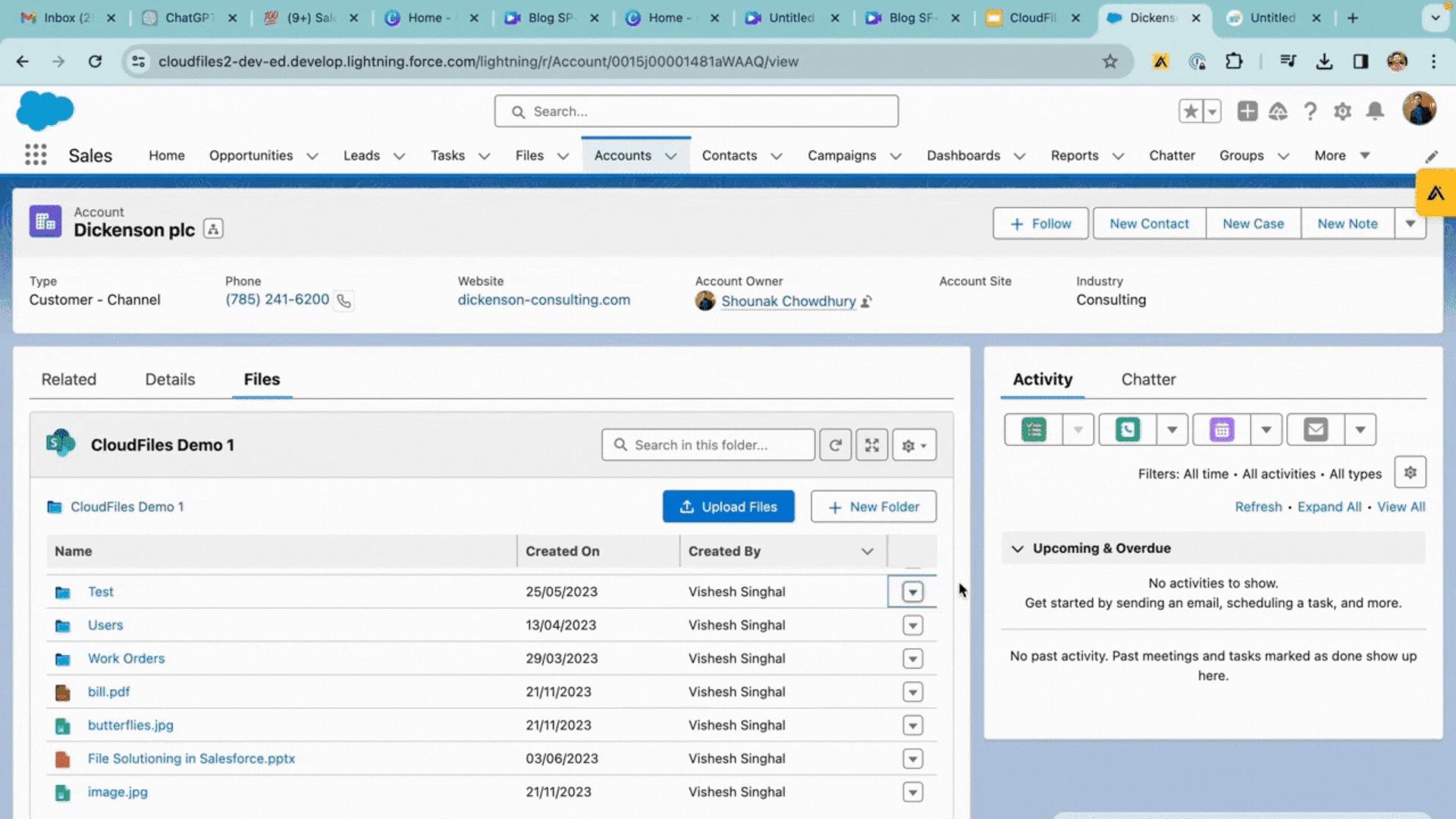 Salesforce SharePoint Integration with CloudFiles