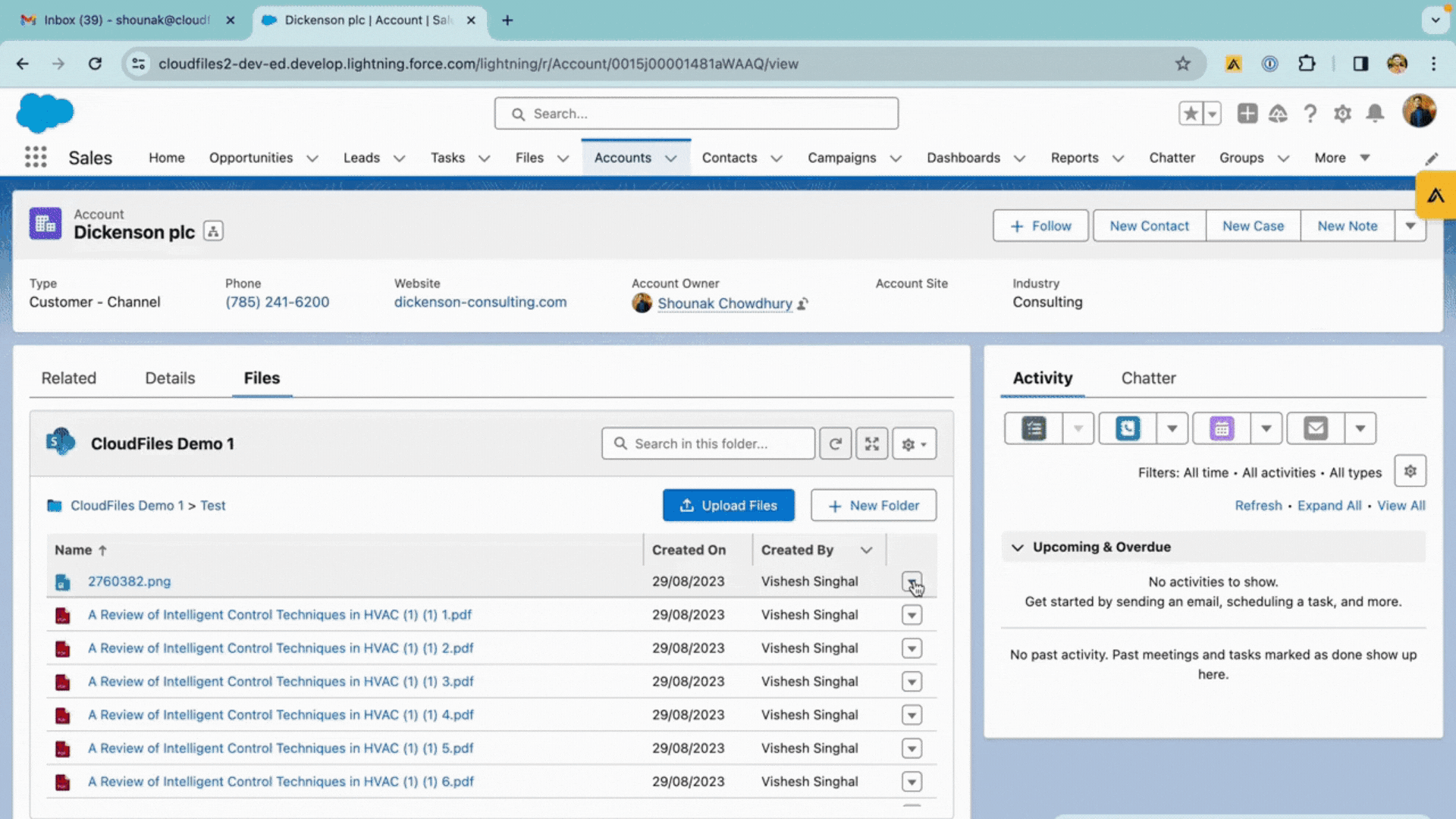 Salesforce SharePoint Integration with CloudFiles