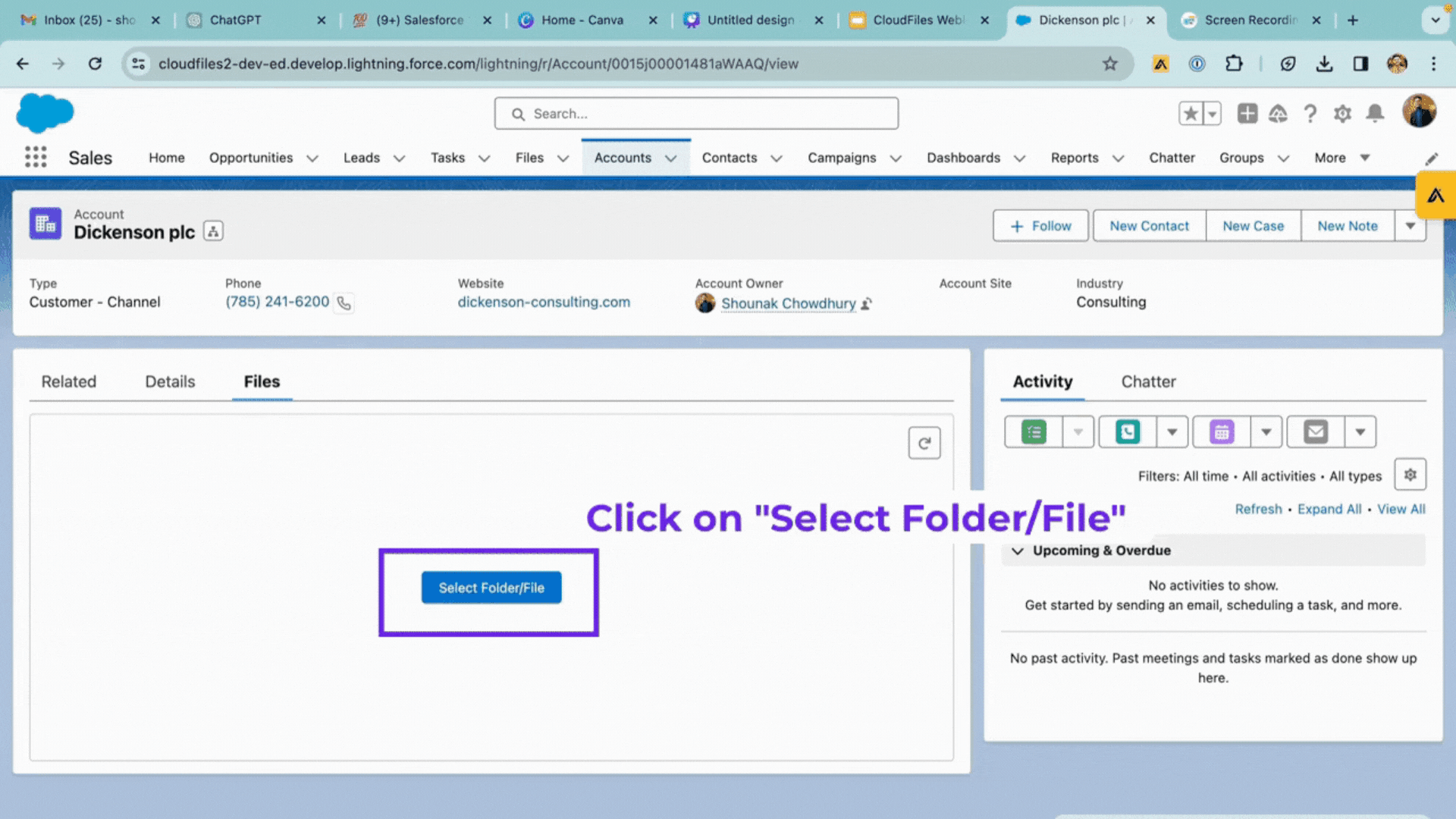 Salesforce SharePoint Integration with CloudFiles